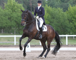 Inga Lass und Neolit platzierten sich in Tour 4 im Grand Prix.